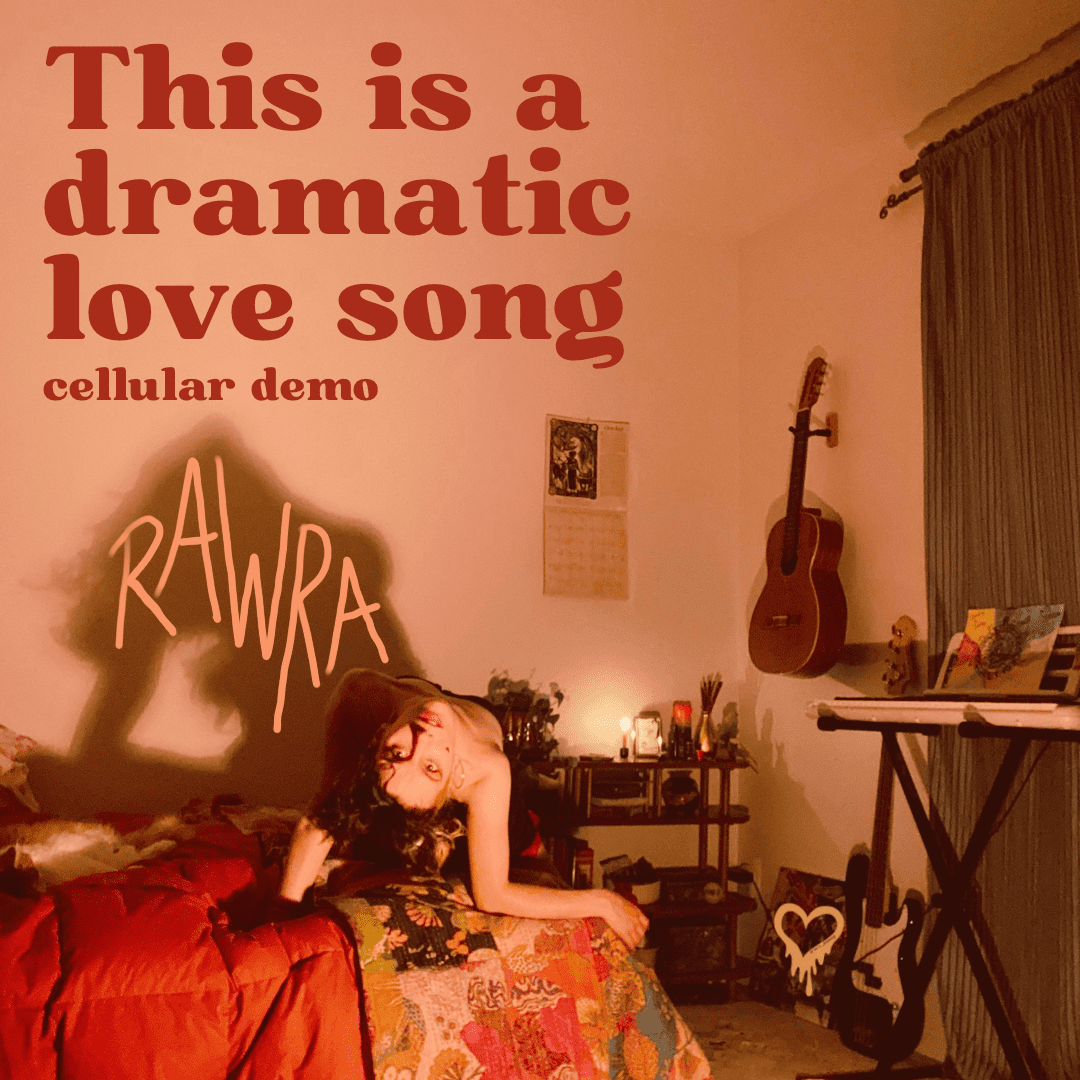 Cover art for this is a dramatic love song (cellular demo) by RAWRA